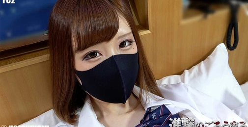 【個撮49】顔出し20歳 身長170スレンダースジパイパン② 制服露出&中出しと顔射からお掃除フェラ