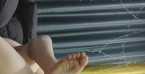 CHOYE穿着黑丝撸鸡巴手超会撸(梯子)