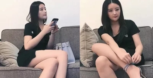 超正小姐姐,细细的腰长长的腿这样气质谁不着迷