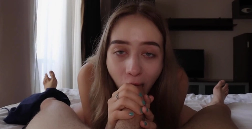Blowjob in a hotel from a mistress during a business trip
